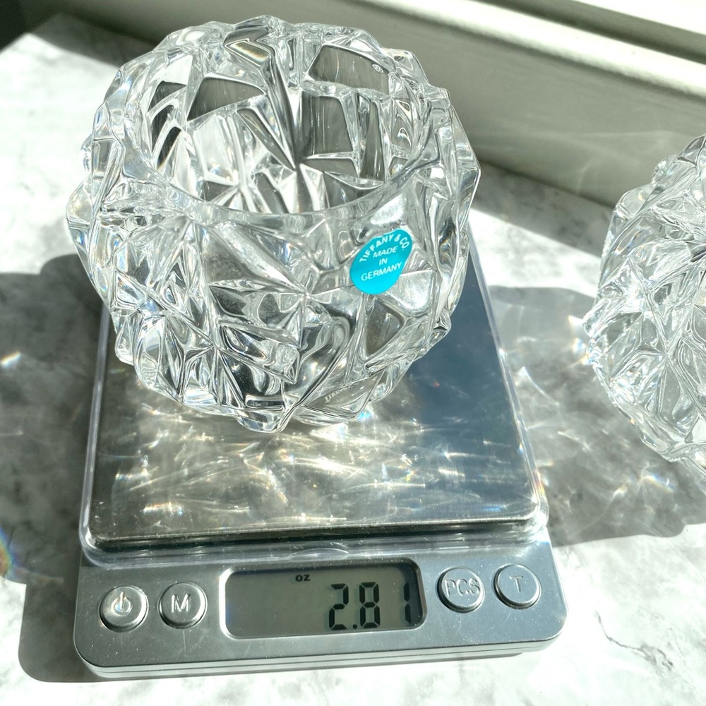 PAIR✨Tiffany Crystal Votive Candle Holders - Picture 4 of 5
